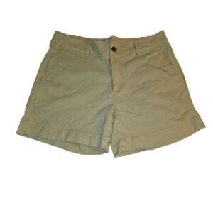 GAP Womens Shorts Yellow Khaki Sz 10 Preppy Normcore